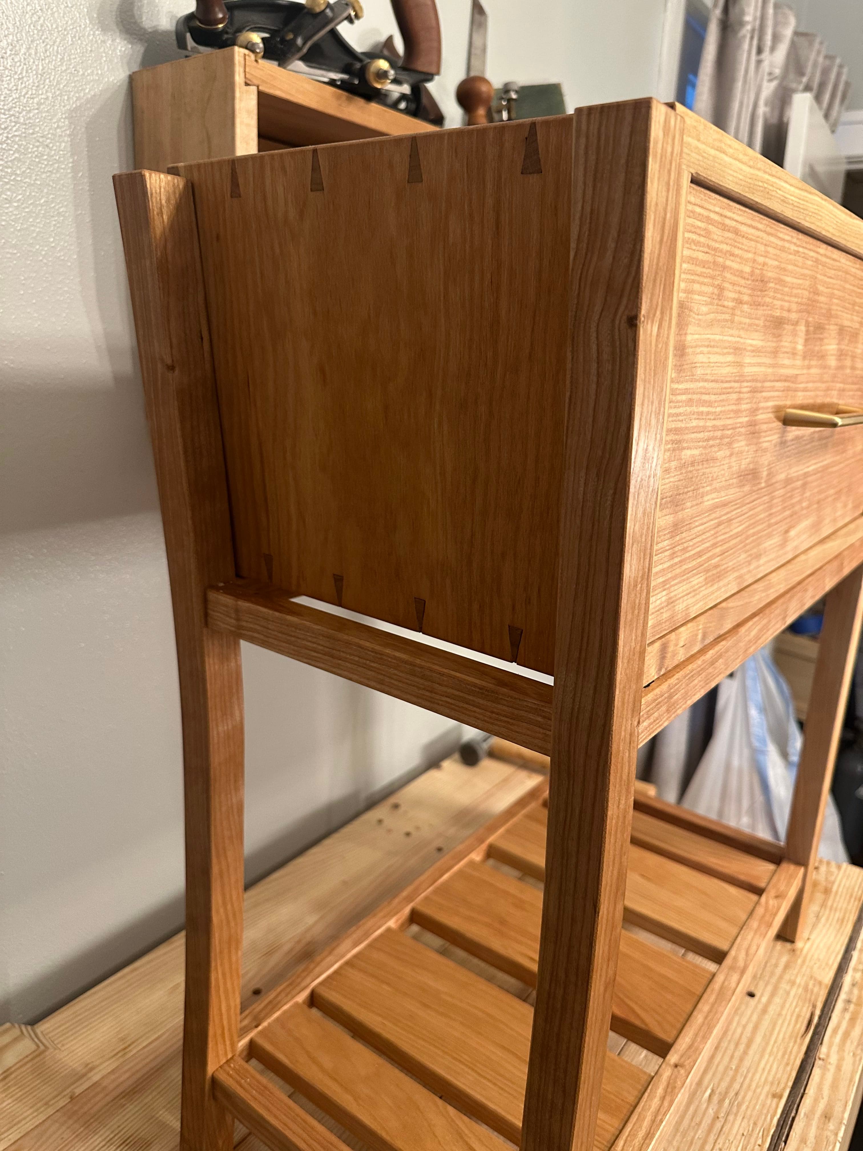 Modern Cherry End Table – image 2